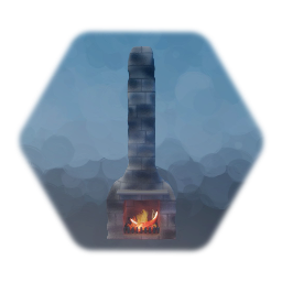 Fireplace, Small Stone