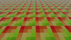 Red and Green tiled floor test