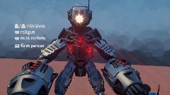 Robot fighting game
