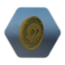 Gold Skull coin