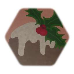 Christmas Pudding Sticker