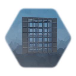 Metal Window with Security Cage