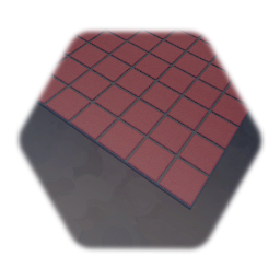 Red tile floor