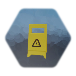 Wet floor sign