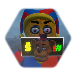 The amazing digital circus censor thing but freddy fazbear