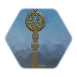 Fancy golden key