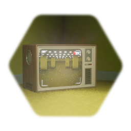 Tv Screen The Backrooms (crt tv)