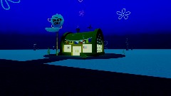 Krusty krab at night