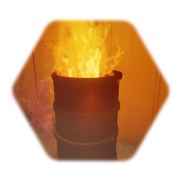 Oil Barrel Fire