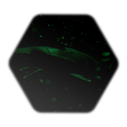 Decayed animatronic shark