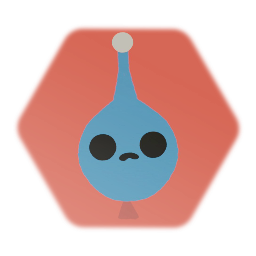 Blue Balloon Imp Painting