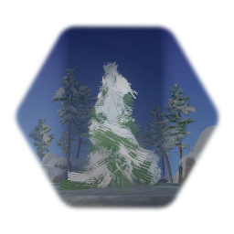 Snowy Fir (Far Background)