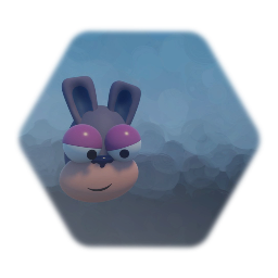 Evil bunny head