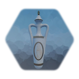 Tall Urn with Portrait