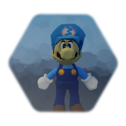 Blue 64 Mario