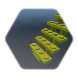 YellowBrick stairs 7x4x6 straight open