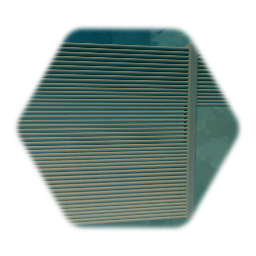 White Wood Slat Arch and Wall