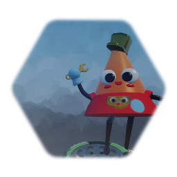 Estátua do super cone broos