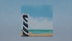 Lighthouse Beach Painting by Sketchy.