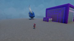 A garbage platformer level