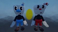 Cuphead and Mugman Puppets (Un-Usable)