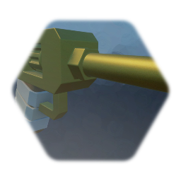 Old vintage prop gun