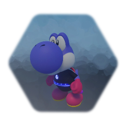 Tommy the Blue Yoshi (My style) Dimension madness
