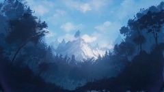 Mountain view painting