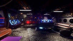 Cyber punk room