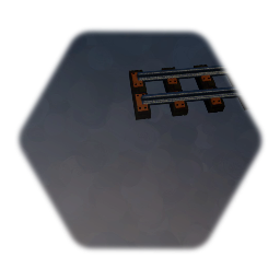 Mine track long straight