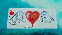 Heart with wings