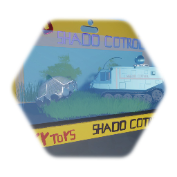 UFO   SHADO CONTROL  and UFO  vehicle in its box 107 .