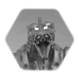 Godzilla black and white (unfinished Mechagodzilla )