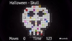 Rolling Cubes - Halloween Skull