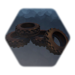 Old dusty tires