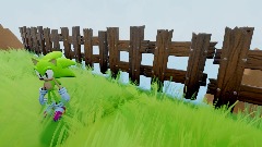 Lime Sonic the hedgehog