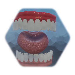 Realistic teeth & tongue of Aecert