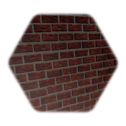 Red brick wall- section