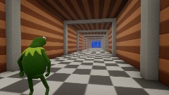 Wario apparition but fast Kermit is in it