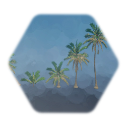 Coconut Palm V3 with Coconuts