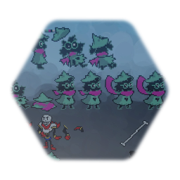 Deltarune battle sprites