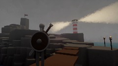 Solitary Island Scene