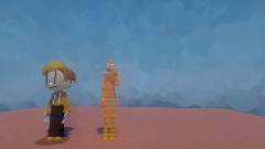 Kit and Deluxe have an argument over moldy cheese (scene ver)