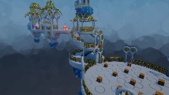 Sky-blue aquatic Crash level