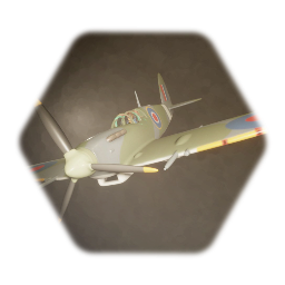 Supermarine spitfire fighter plane (Flyable)