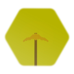Minecraft movie gold pickaxe.