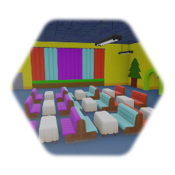 Abadas FunHouse Pizza Place Inside