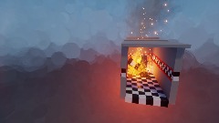 Five night at freddy 3 on fire