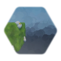 Green greens grass block