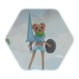 Woolie the Poppet Knight